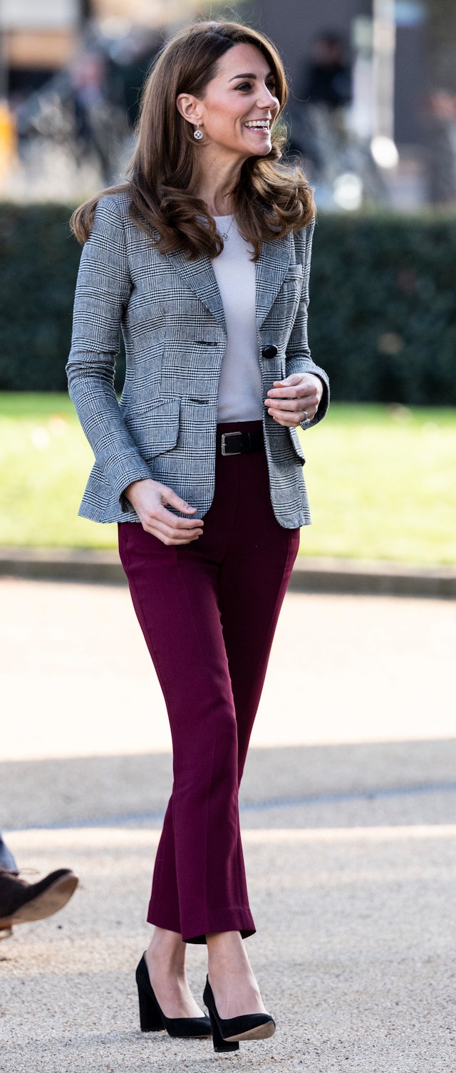 Kate Middleton's Blazer & Trouser Look Is A Smart Way To Tackle Berry ...