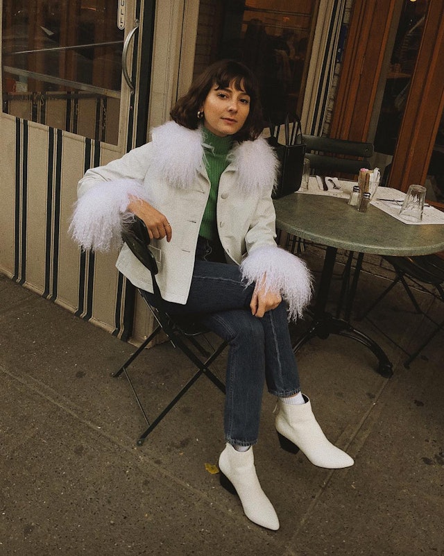 14 White Boots Outfits That Will Make You Want To Swap Out Your Go Tos