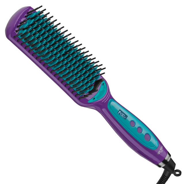Bed Head's New Smooth Operator Straightening Heat Brush Makes Styling Second-Day Hair A Breeze bed head straightener brush