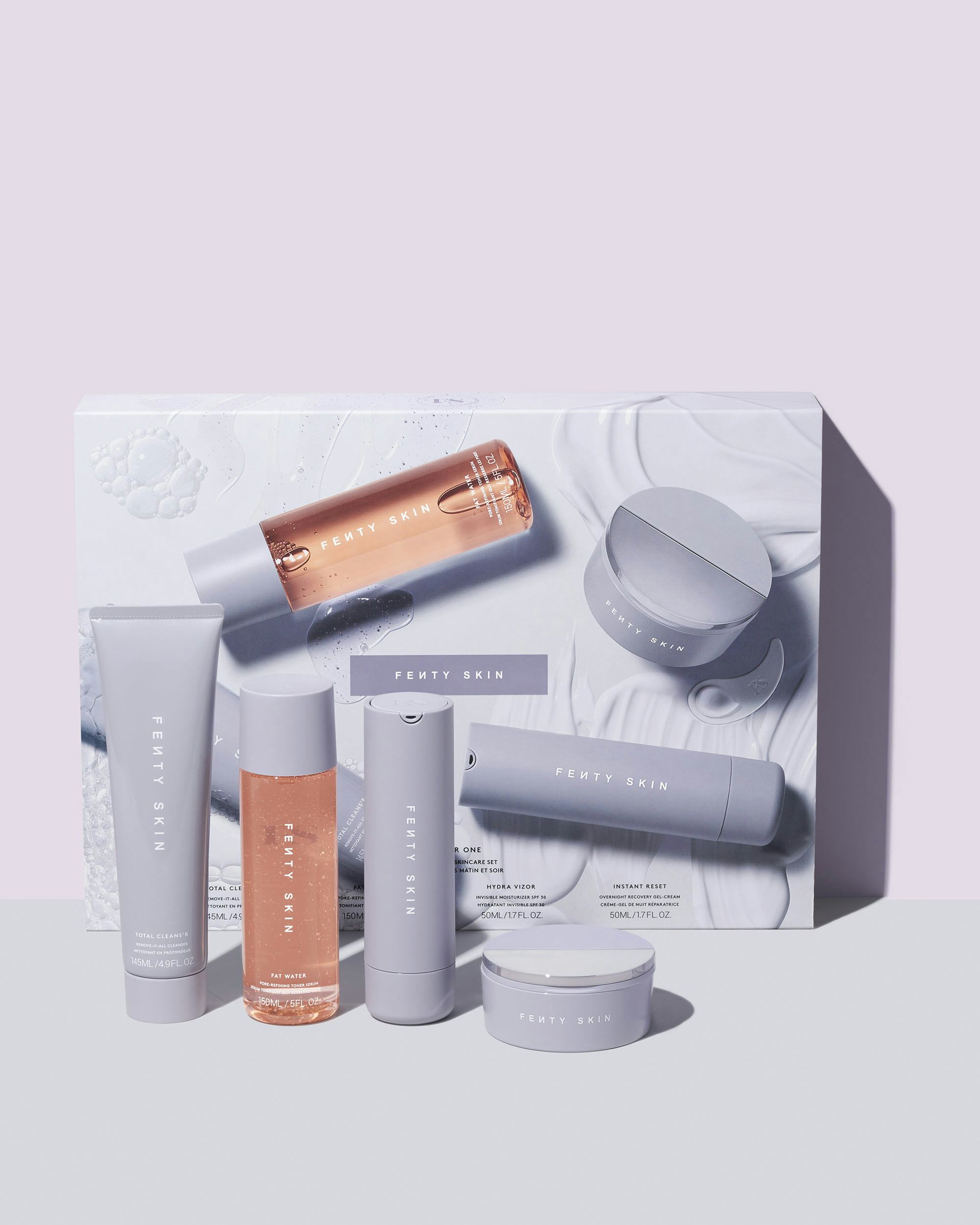 Fenty Skin All Four One 4Piece AM + PM Skincare Set Is A Limited