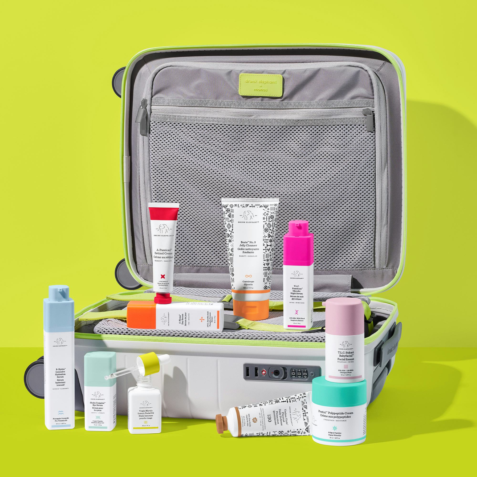 Drunk Elephant’s 2020 Holiday Kits Include An Actual Trunk Full Of Products