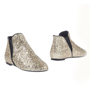 glitter shoe boots