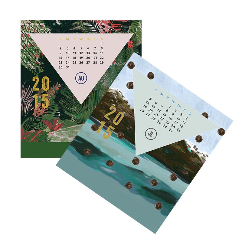 The Cutest Calendars To Keep Track of 2015