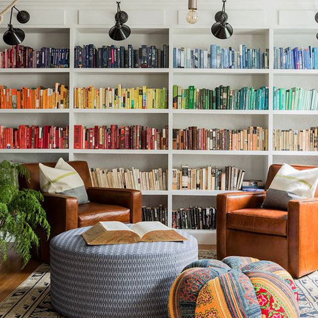 How To Make Your Cluttered Bookshelf Look Stylish