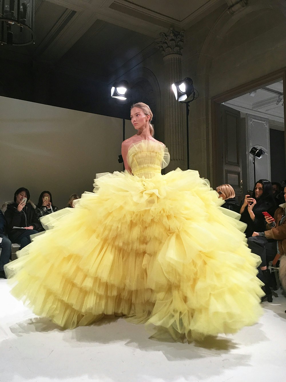 giambattista valli yellow dress