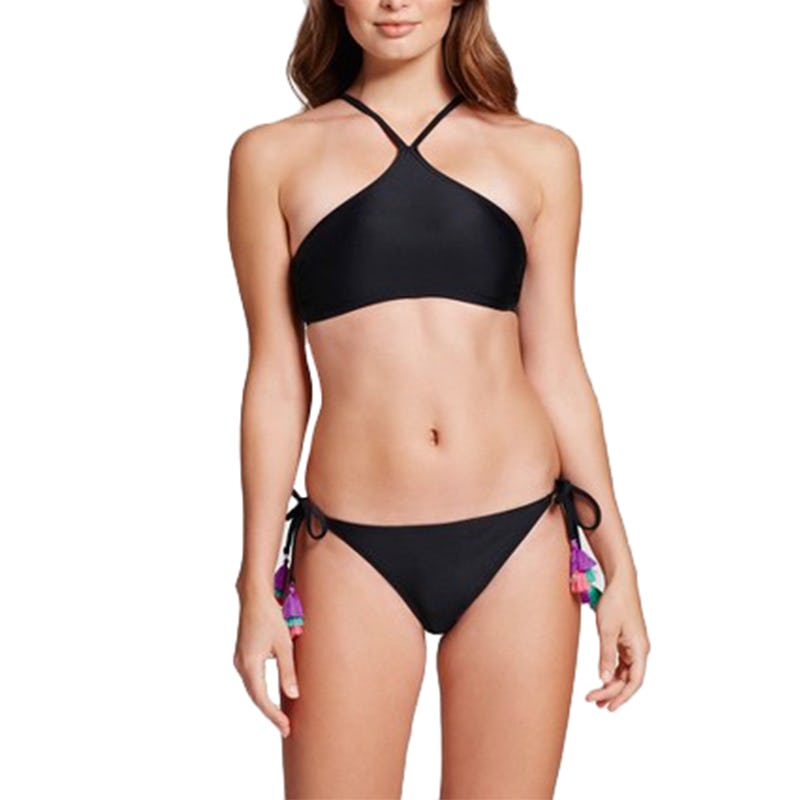 high neck bikini top target