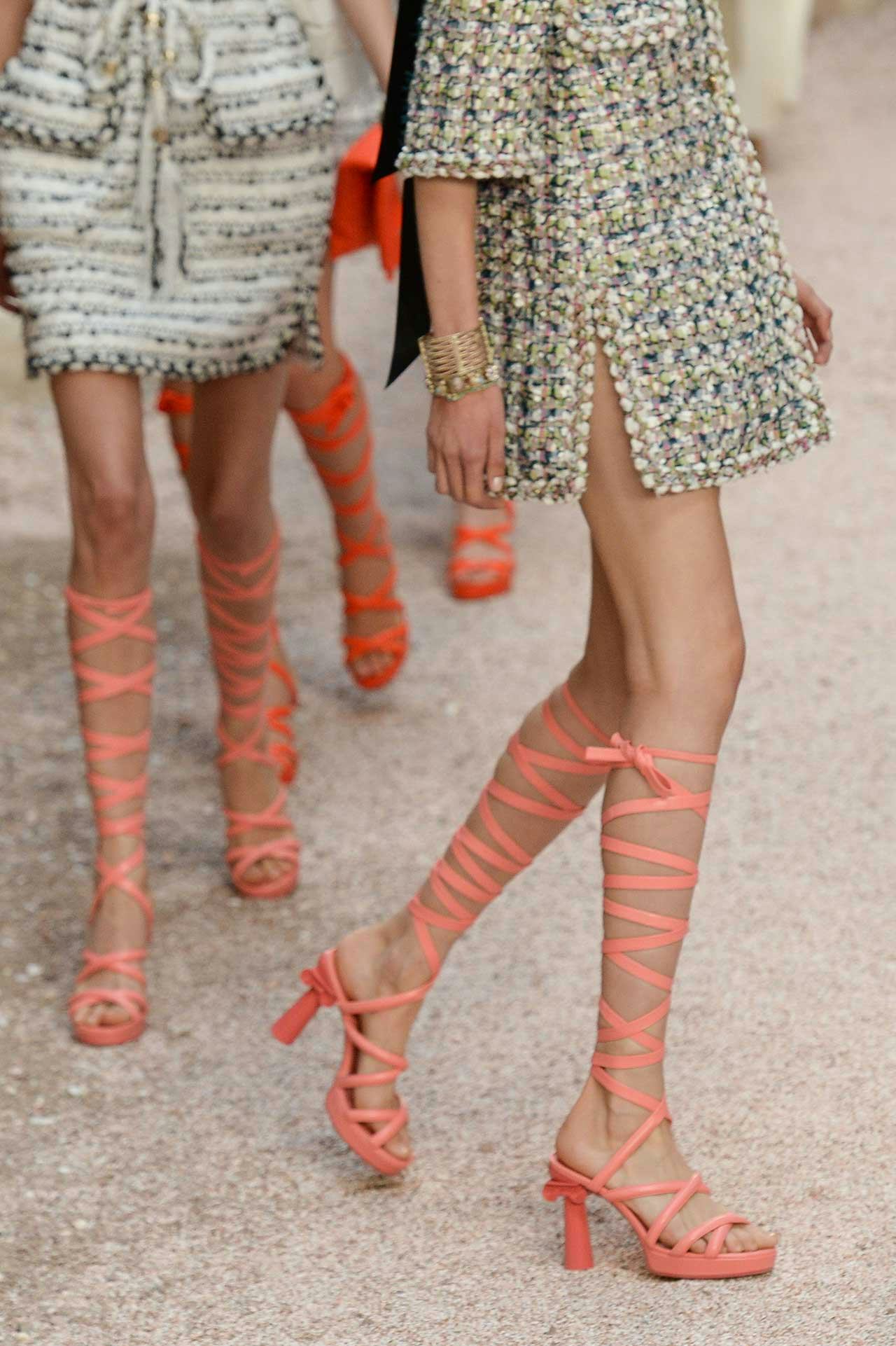 chanel gladiator sandals 2018
