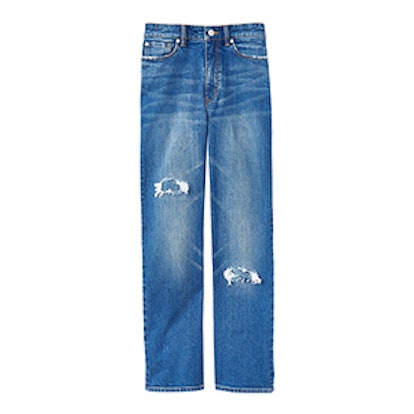 high rise straight leg jeans zara 2017