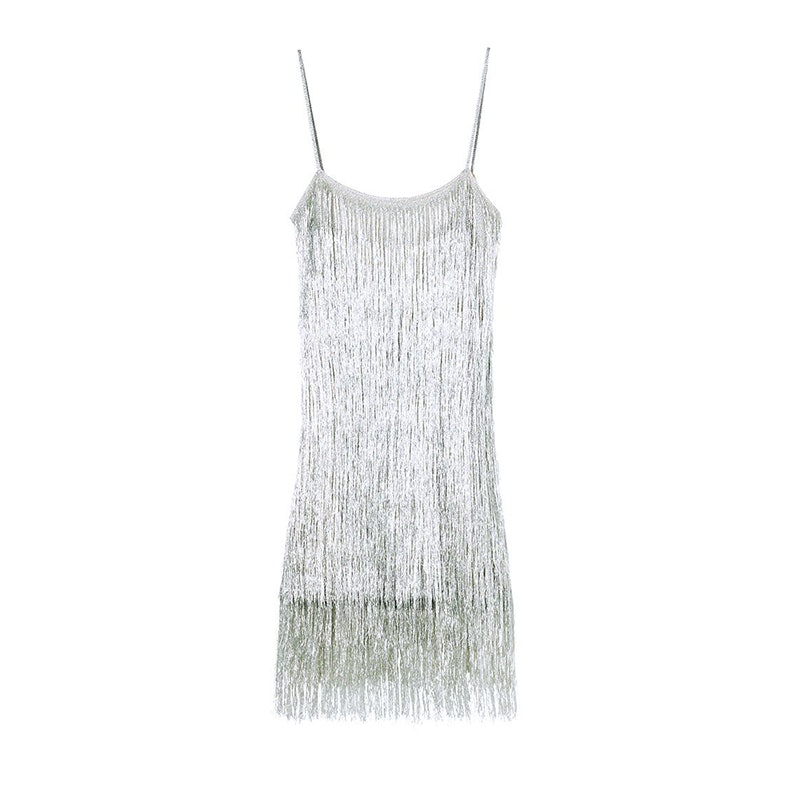 carrie bradshaw fringe dress