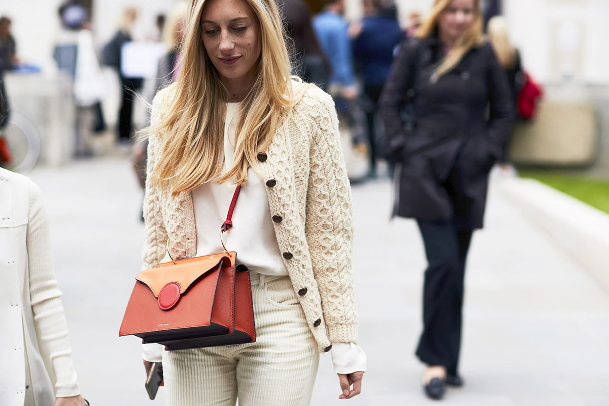 white corduroy pants outfit